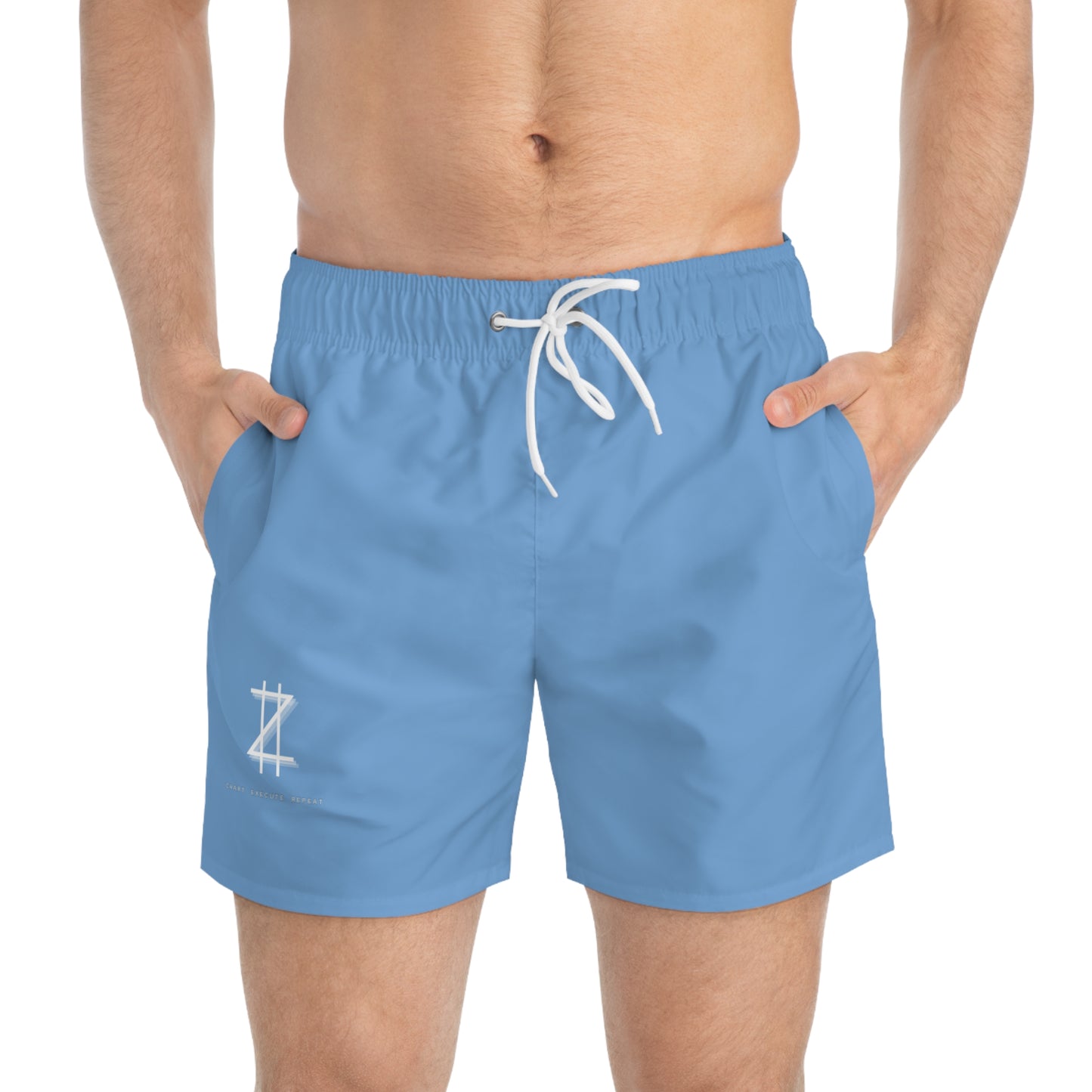 ID - Light Blue & White