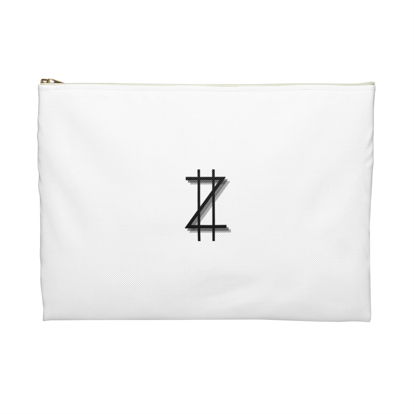 Accessory Pouch - White & Black