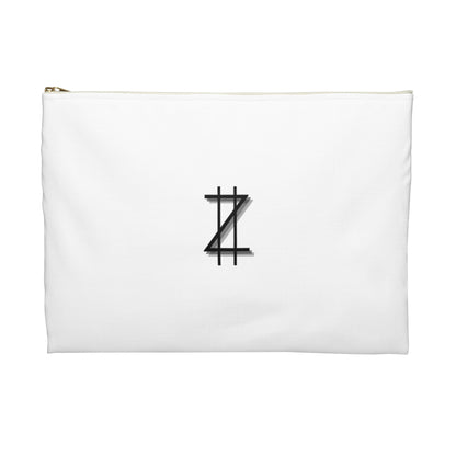 Accessory Pouch - White & Black