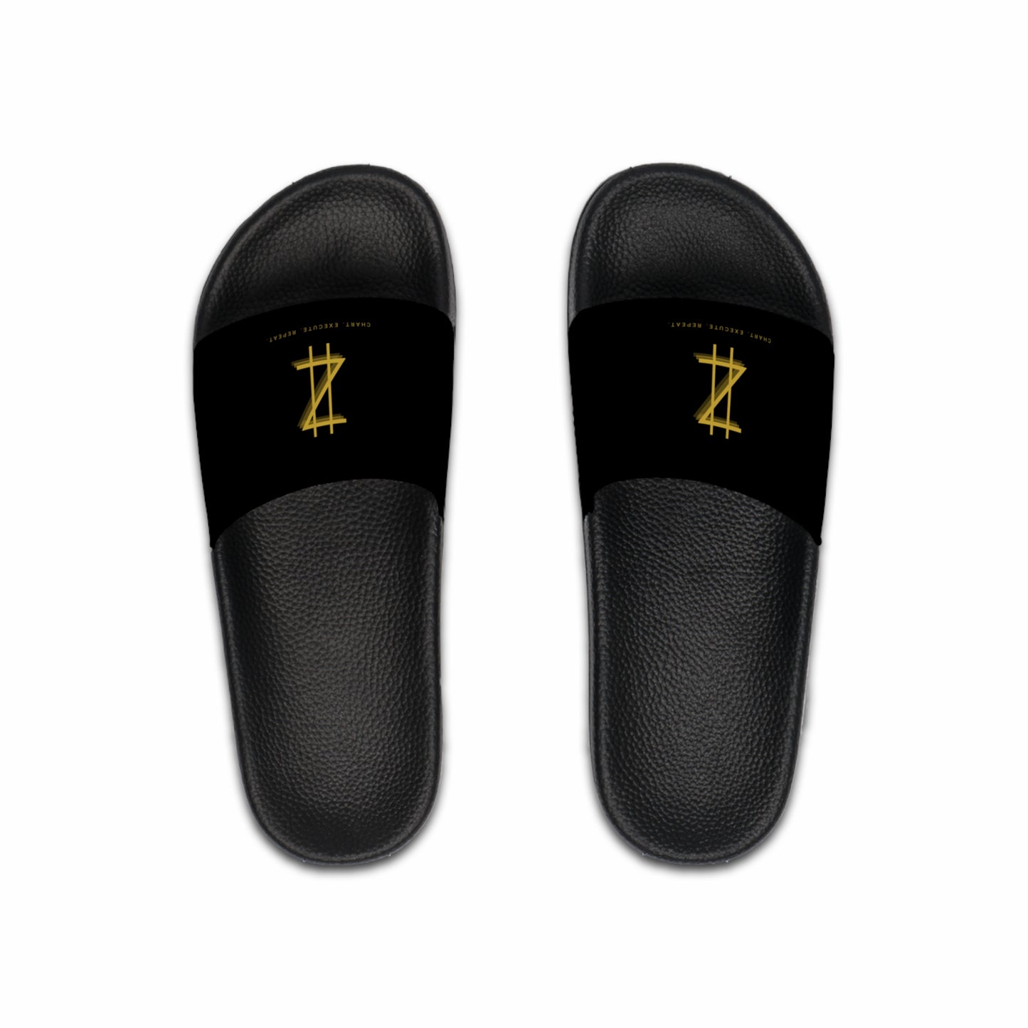 Slippers - Black & Gold