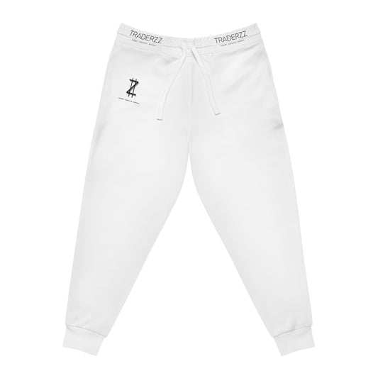 Men's White Athletic Joggers - 'I'm Different.' Statement Joggers for Comfort and Style