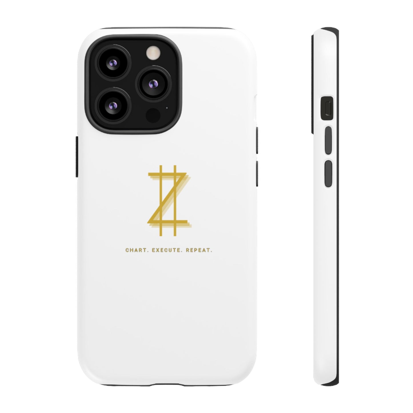 Phone case - White & Gold