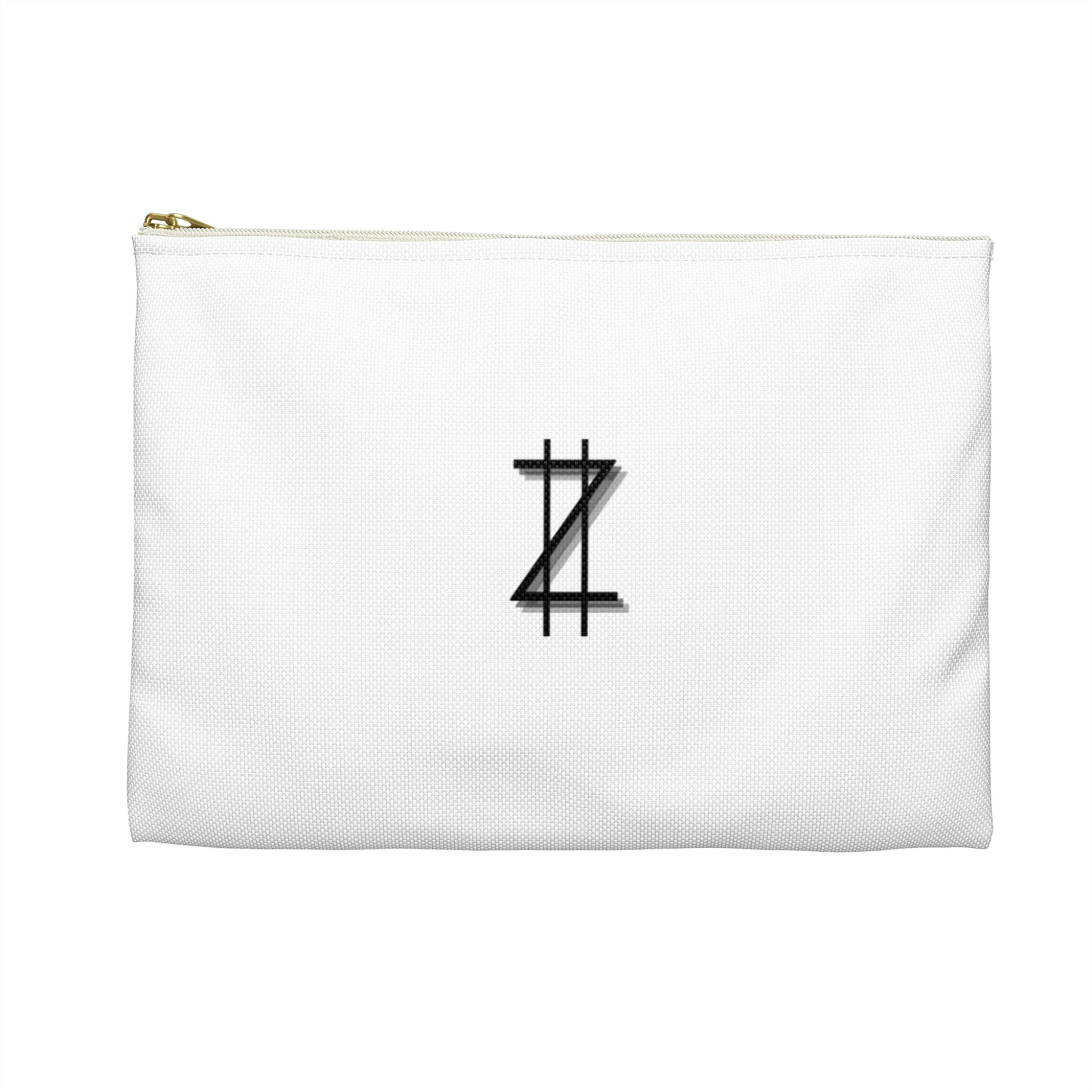 Accessory Pouch - White & Black