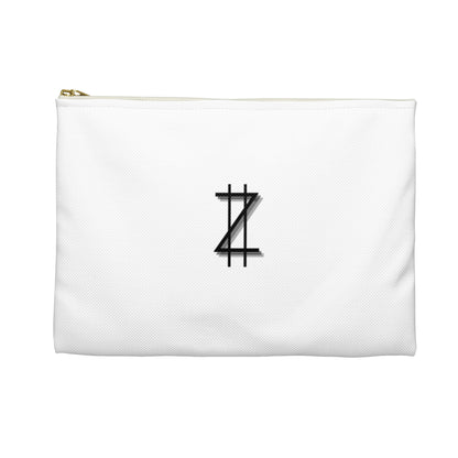 Accessory Pouch - White & Black