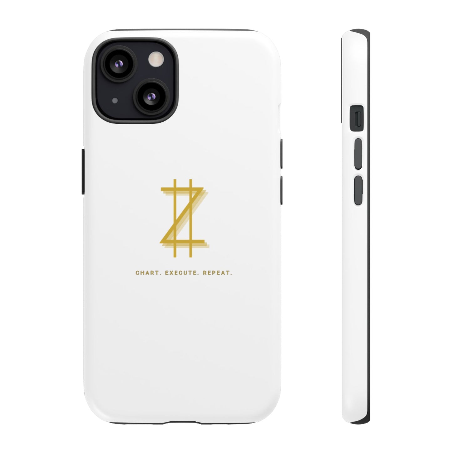 Phone case - White & Gold