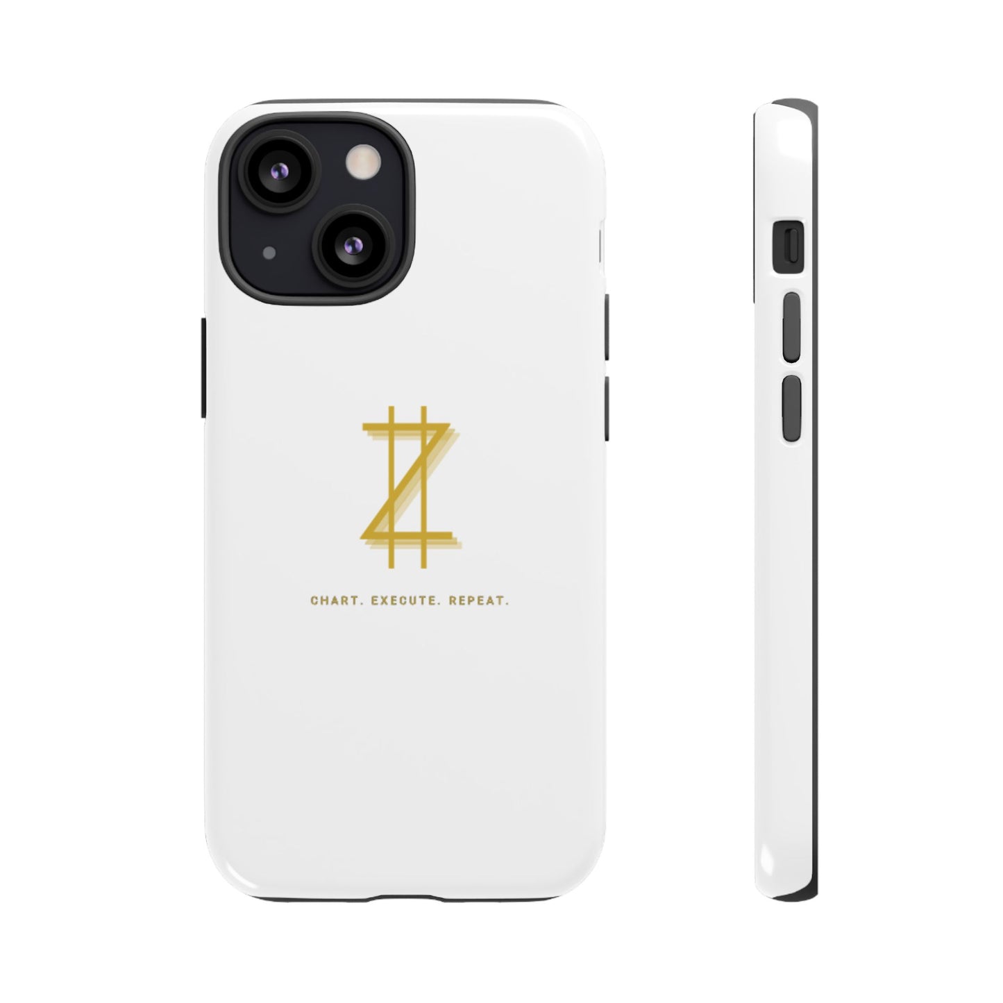 Phone case - White & Gold