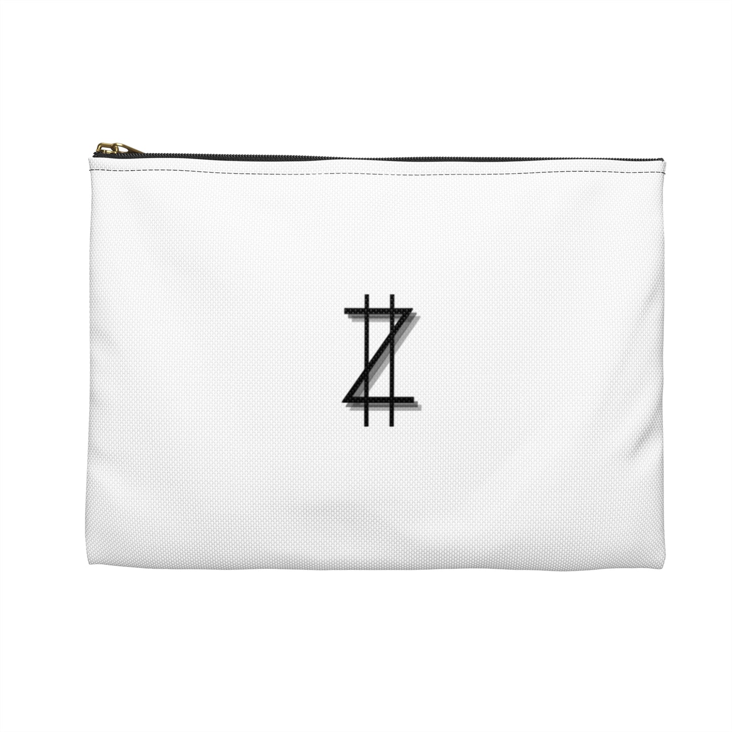 Accessory Pouch - White & Black
