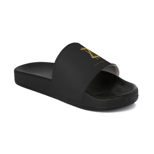 Slippers - Black & Gold