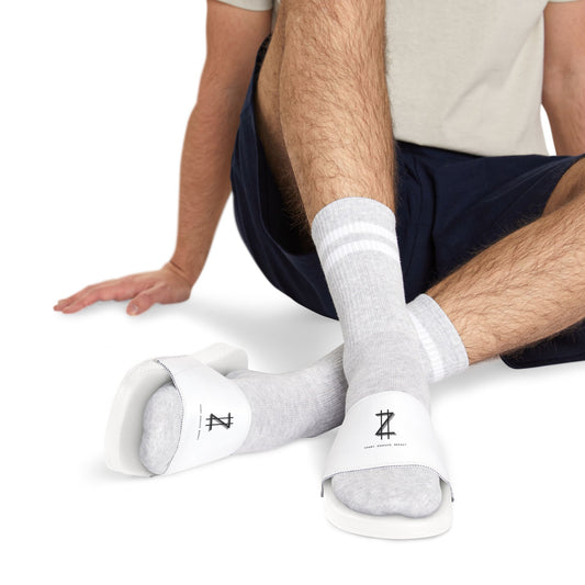 Slippers White & Black