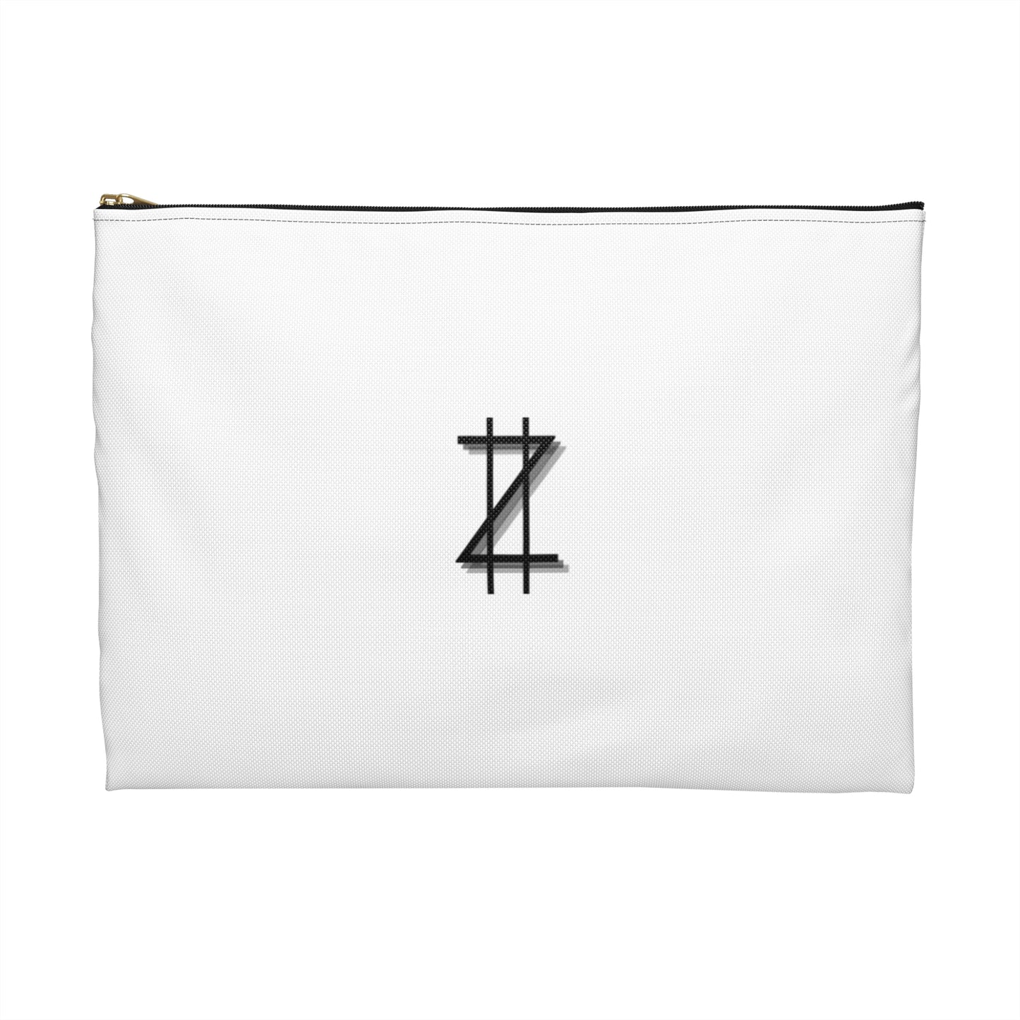 Accessory Pouch - White & Black