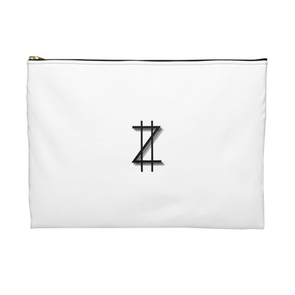 Accessory Pouch - White & Black