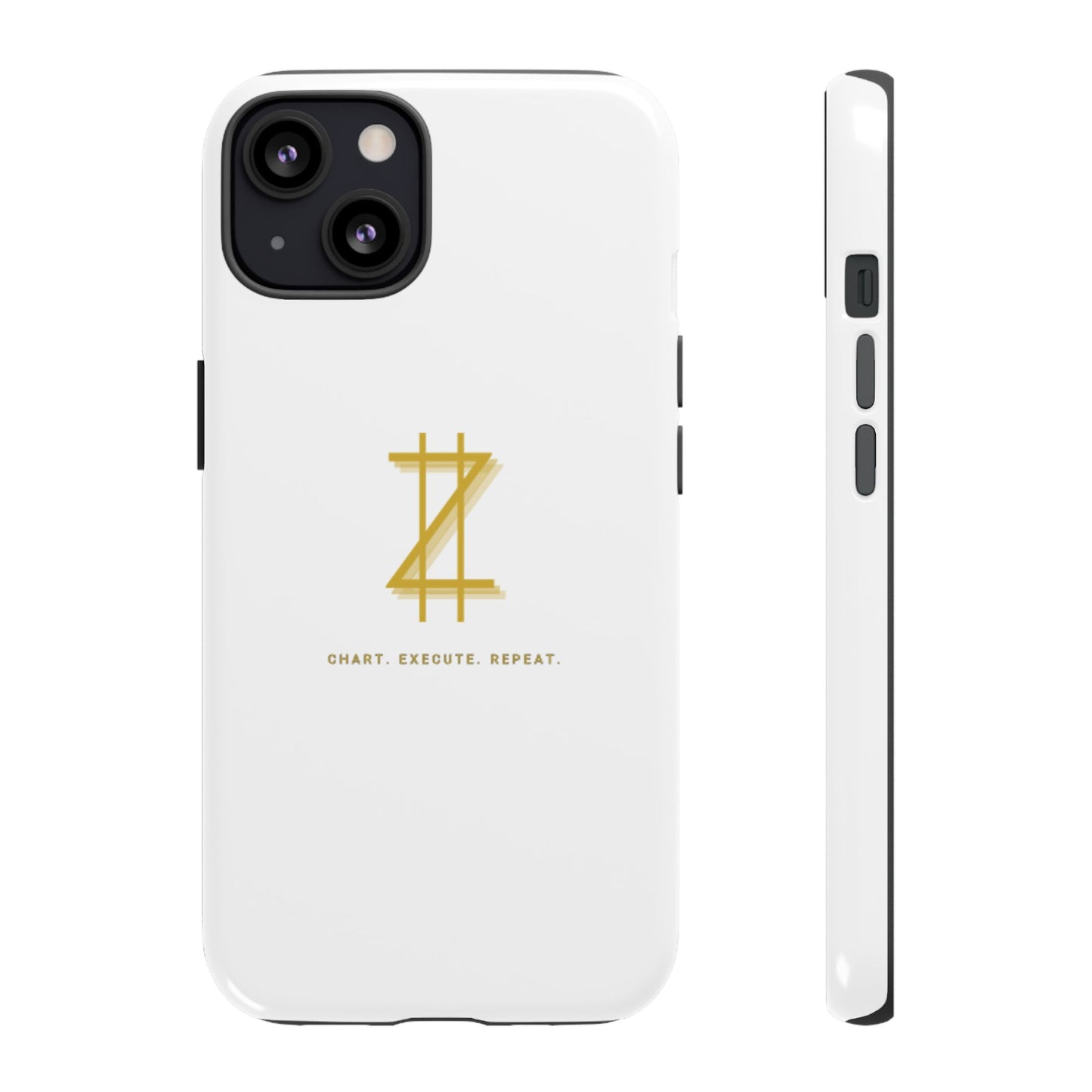Phone case - White & Gold