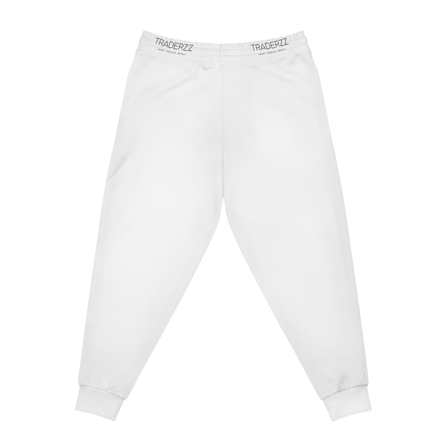 Men's White Athletic Joggers - 'I'm Different.' Statement Joggers for Comfort and Style
