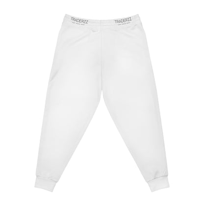 Men's White Athletic Joggers - 'I'm Different.' Statement Joggers for Comfort and Style