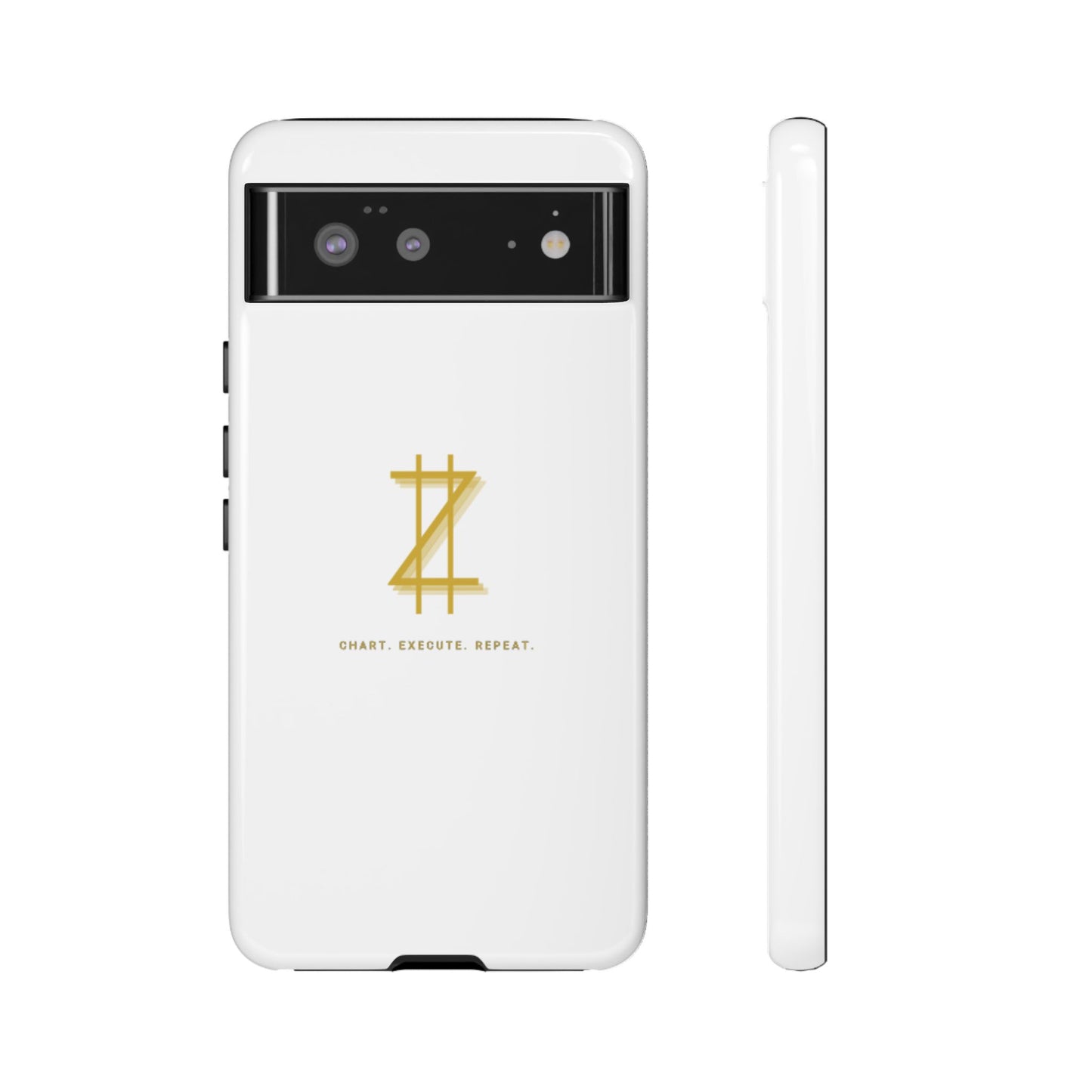 Phone case - White & Gold